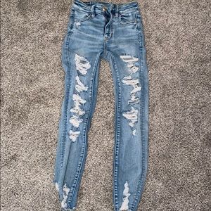 High waisted American eagle jeans